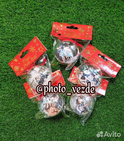 Ёлочные шары с фото