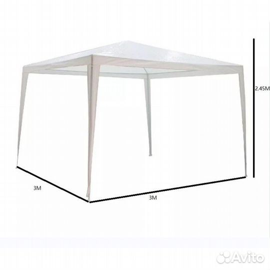 Садовый походный шатер 3х3, новый