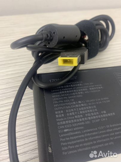 Блок питания adl170sdc3a для Lenovo 20V 8.5A 170W