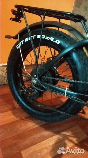 Электровелосипед фэтбайк складной