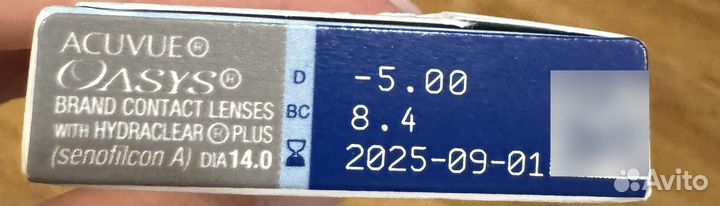 Линзы acuvue oasys