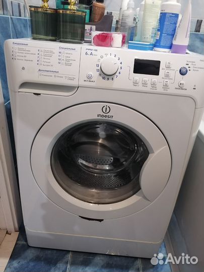 Стиральная машина бу indesit 6 кг