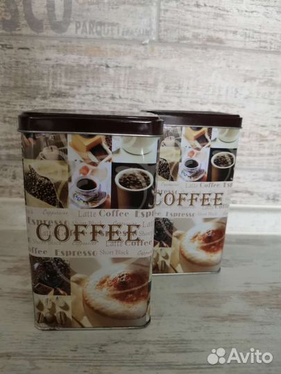 Банки для сыпучих продуктов, жестяные