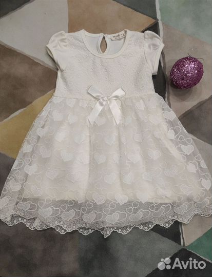 Нарядное платье для девочки 98 104