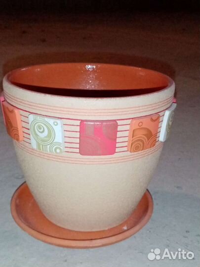 Горшки керамика цветочные