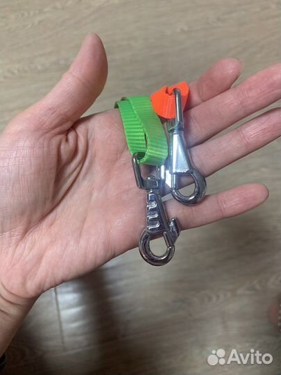 Сворка для двух животных, поводок