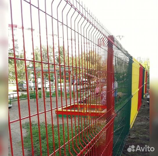 Забор из 3д сетки