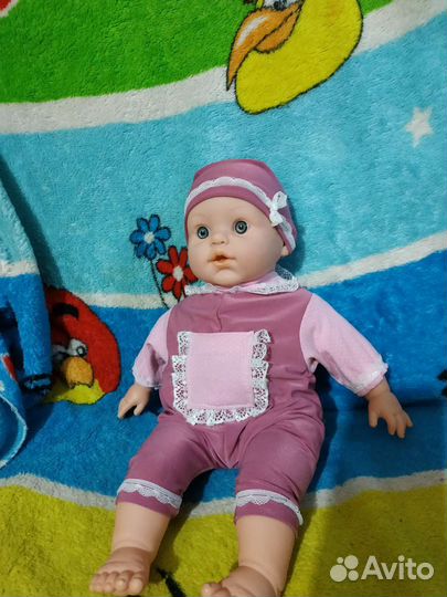 Пупс мягконабивной, рост 37 см