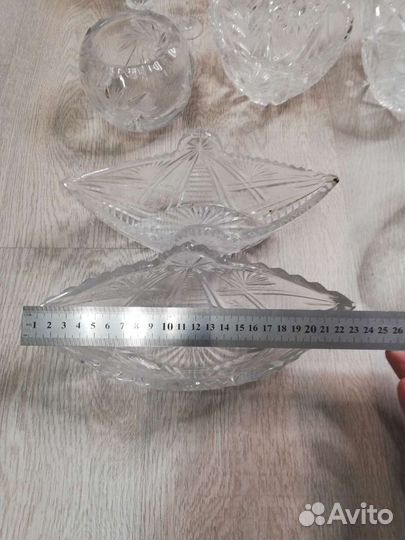 Хрусталь СССР. Салатники, бокалы, рюмки