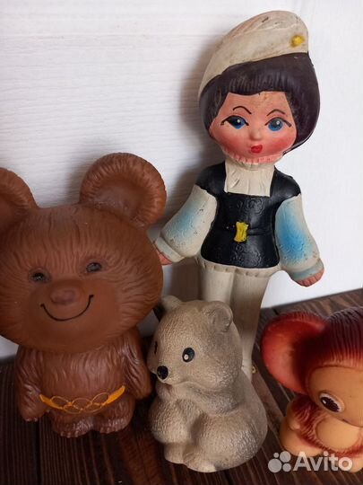 Резиновые игрушки СССР