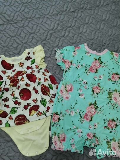 Одежда для девочки 62-74 пакетом