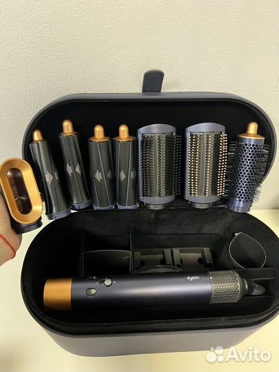 Стайлер dyson airwrap complete синий