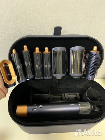 Стайлер dyson airwrap complete синий