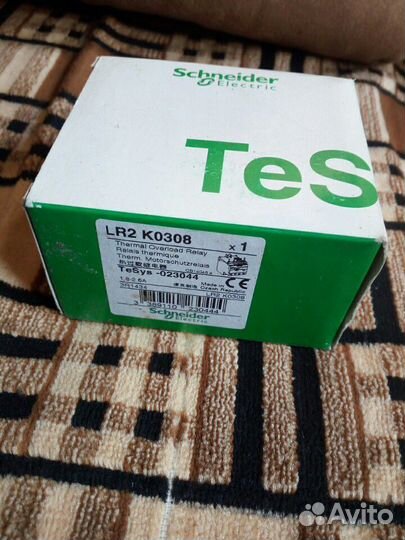 Schneider Electric LR2K0308 тепловое реле перегруз