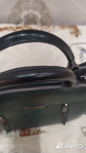 Сумка женская, темно зелёная