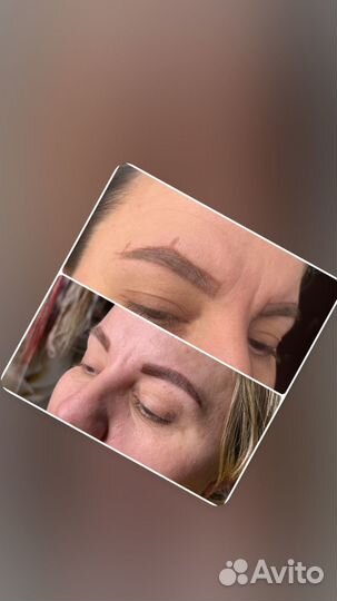 Перманентный макияж бровей губ и век татуаж