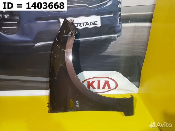 Крыло переднее правое Hyundai Solaris