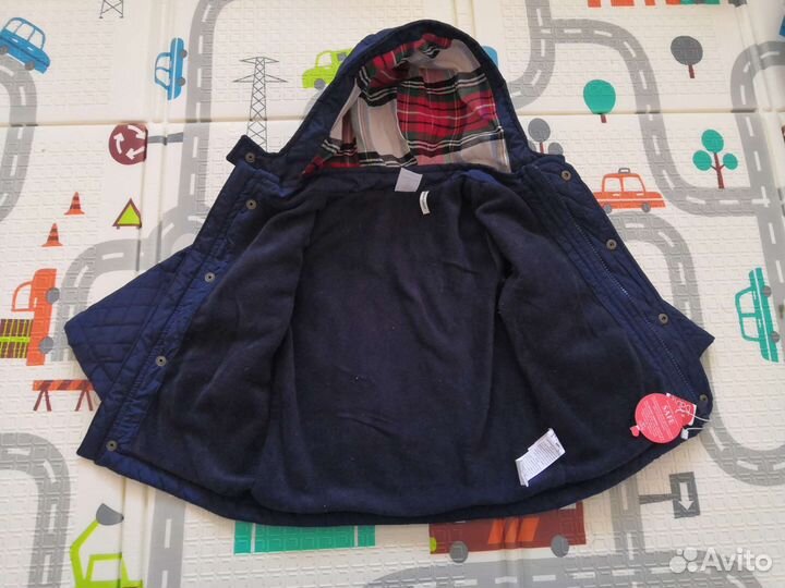 Куртка новая на мальчика синяя весенняя 12-18