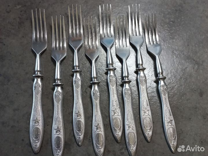 Вилки Звезда,Серп и Молот.арт.им.Кирова. Винтаж