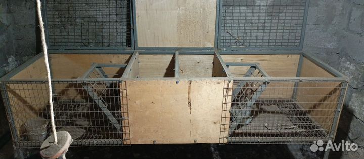 Клетка с маточником для кроликов