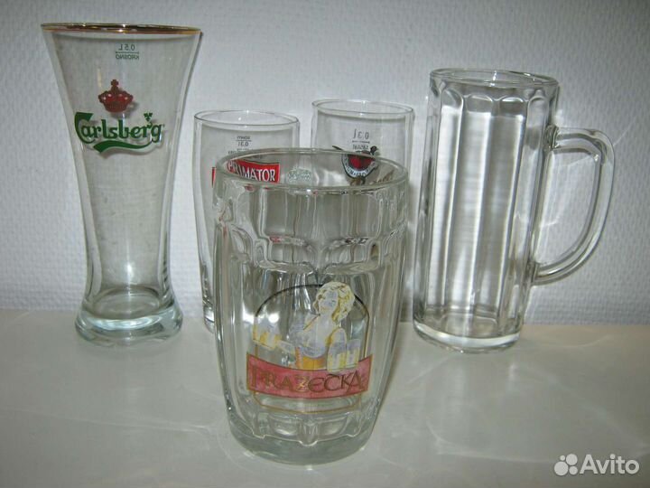 Бокалы пивные коллекционные.Рюмки,бокалы,фужеры