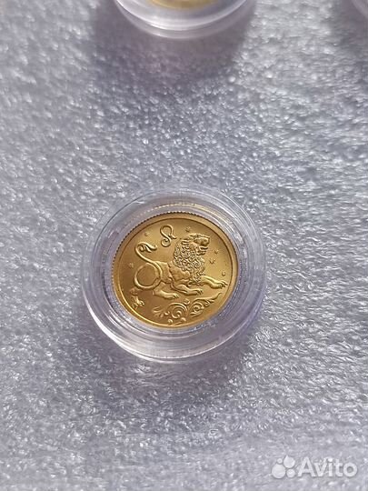 Золотая инвестиционная монета 3.11 гр 999 Зодиак