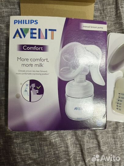Молокоотсос ручной avent comfort