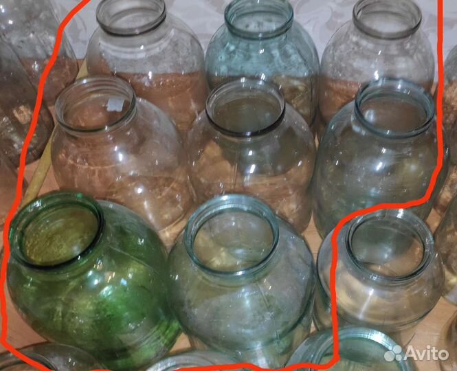 Банки стеклянные, 3 литровые