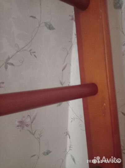 Шведская стенка деревянная с турником