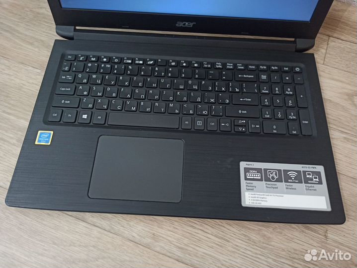 Свежий классный ультрабук Acer Aspire 3 intel 8Gen