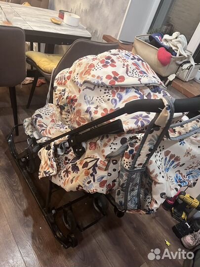 Санки коляска nika