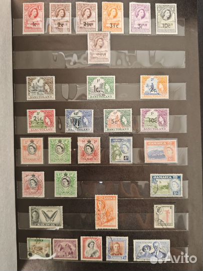 Марки Британские колонии + альбом Филателия СССР