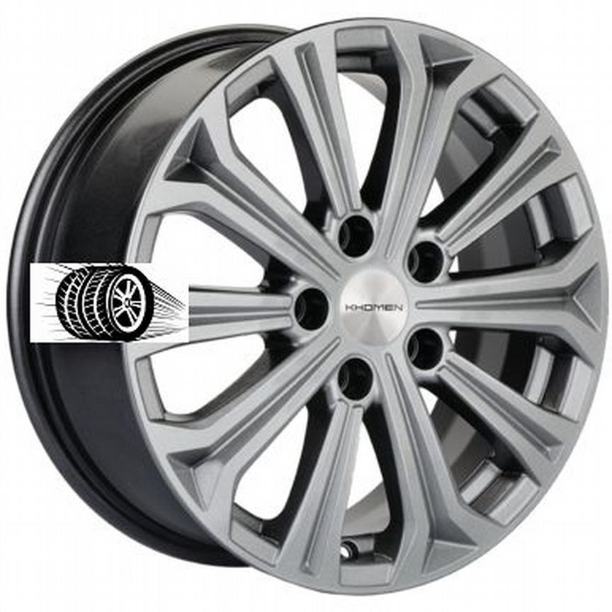 Литые диски Khomen Wheels 6.5×R16 5×114.3