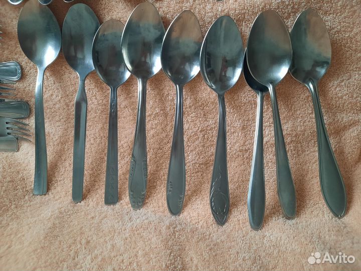 Ложки, вилки, ножи нержавейка СССР