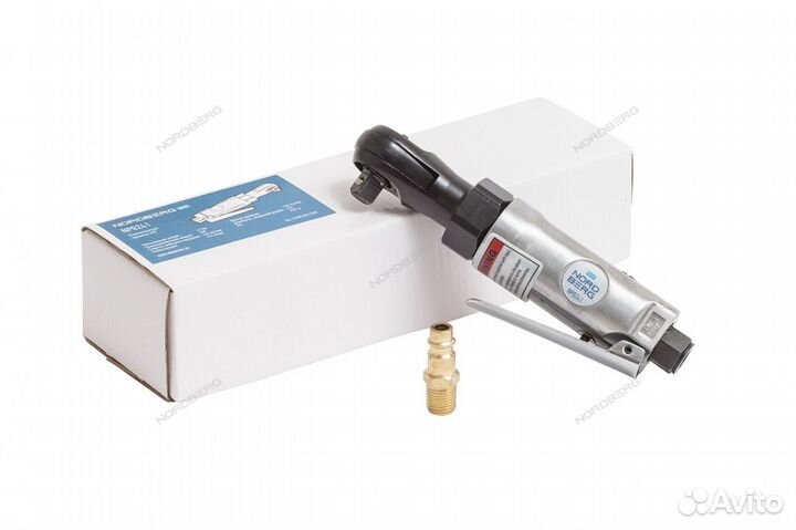 Пневматическая трещотка nordberg, 3/8