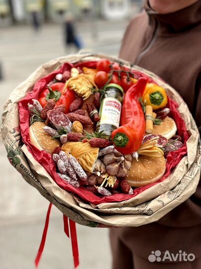 Съедобные Букеты из колбас и сыров