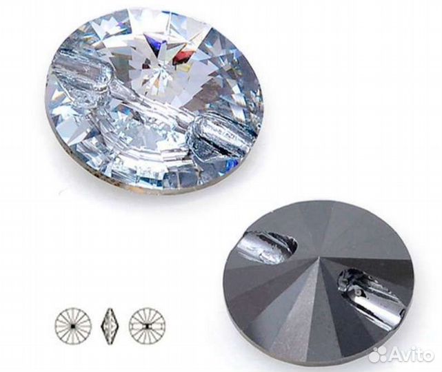 Хрустальные пуговицы Swarovski