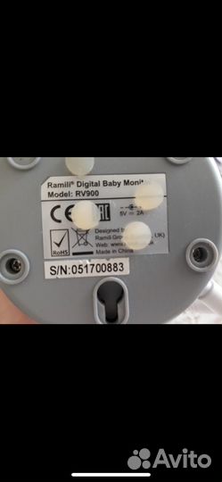 Видеоняня ramili baby RV900