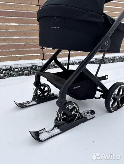 Лыжи полозья накладки на колеса детской коляски