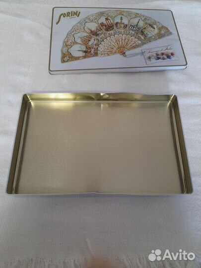 Коробка для хранения с крышкой металлические