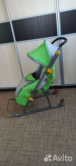 Детские санки коляска бу