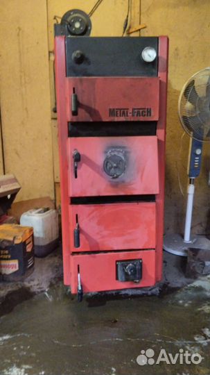 Котел твердотопливный Metal-Fach