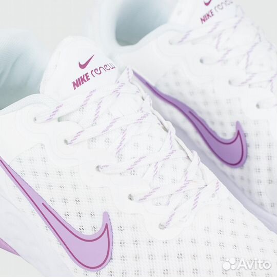 Nike Renew Ride 3 White Violet Wmns