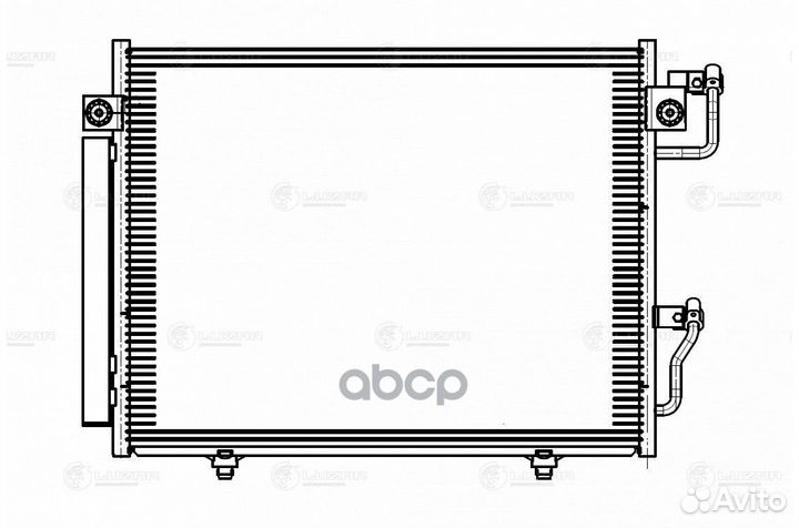 Радиатор кондиционера lrac 11151 luzar