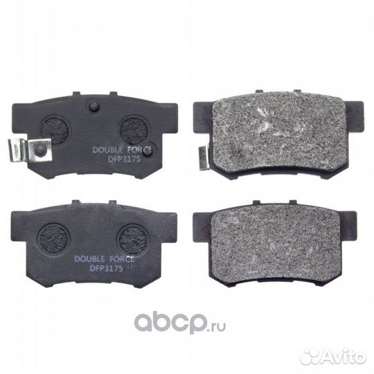 Колодки тормозные задние honda accord