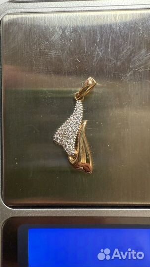 Золотая подвеска