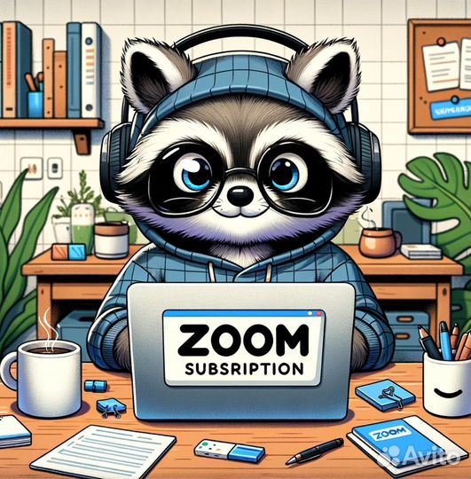 Zoom подписка 1/12 Мес Pro/Бизнес