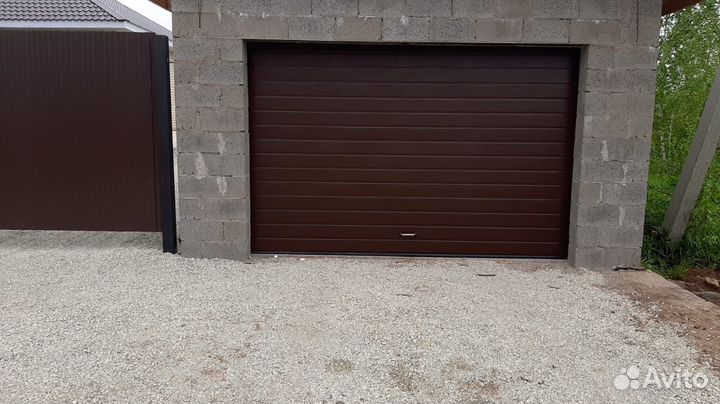 Установка ворот