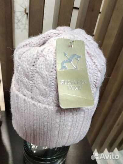 Комплект - шапка, шарф и варежки