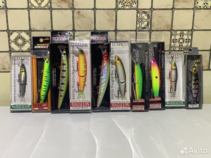 Топ Воблеры на щуку / судака набором 10 шт